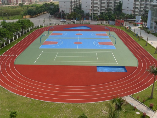 重庆市塑胶篮球场塑胶跑道施工 - 价格